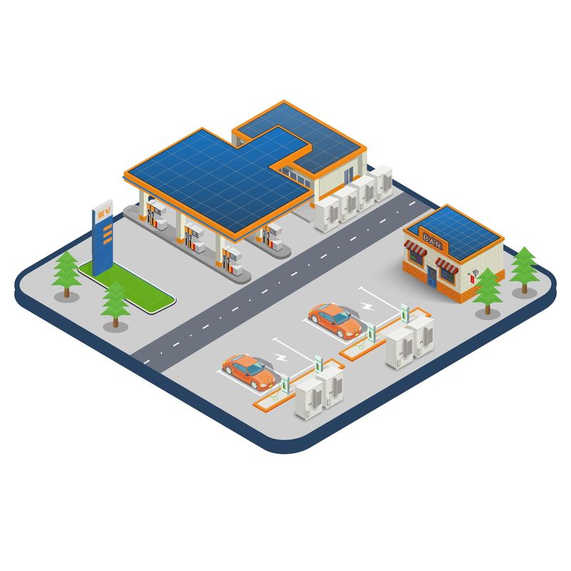 Elektrizität Industrie Batteriespeichersysteme als Backup-Leistung Dieselgenerator zu reduzieren