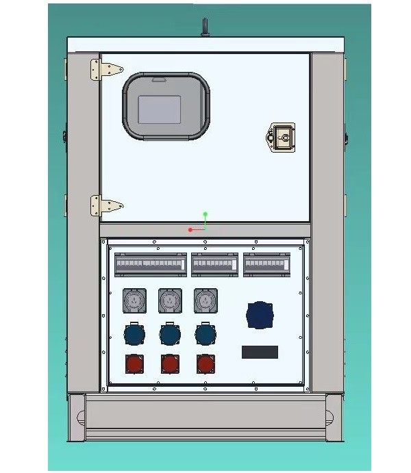 Trägliche Energiespeicher-Batteriesystemvorrichtung zum Mieten 50hz 70kw 140kwh